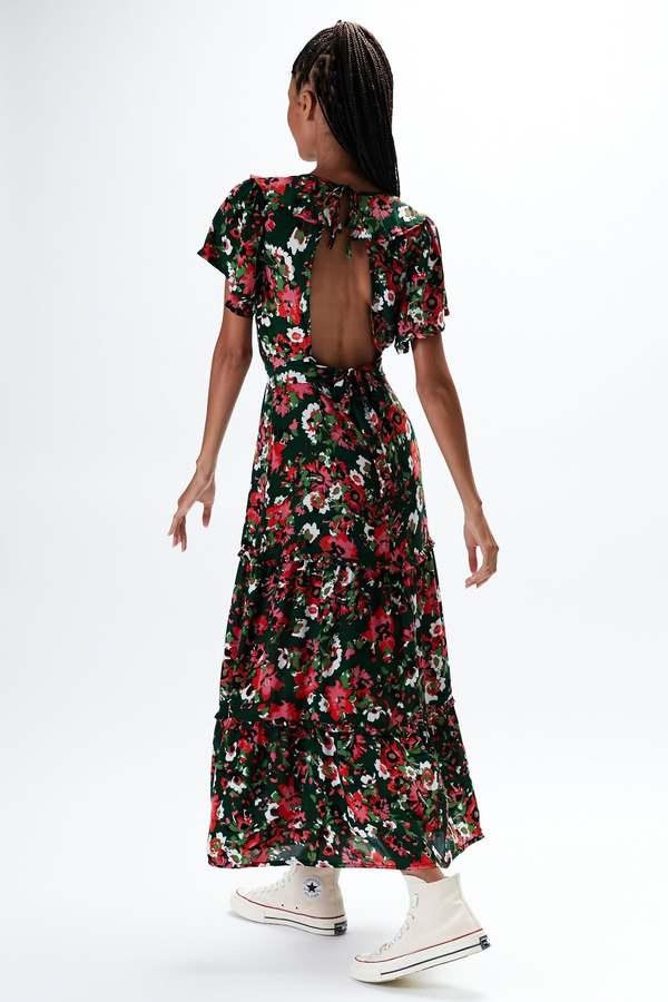 Rue Stiic Lucille Maxi Dress in Viola Floral - the tartan fox