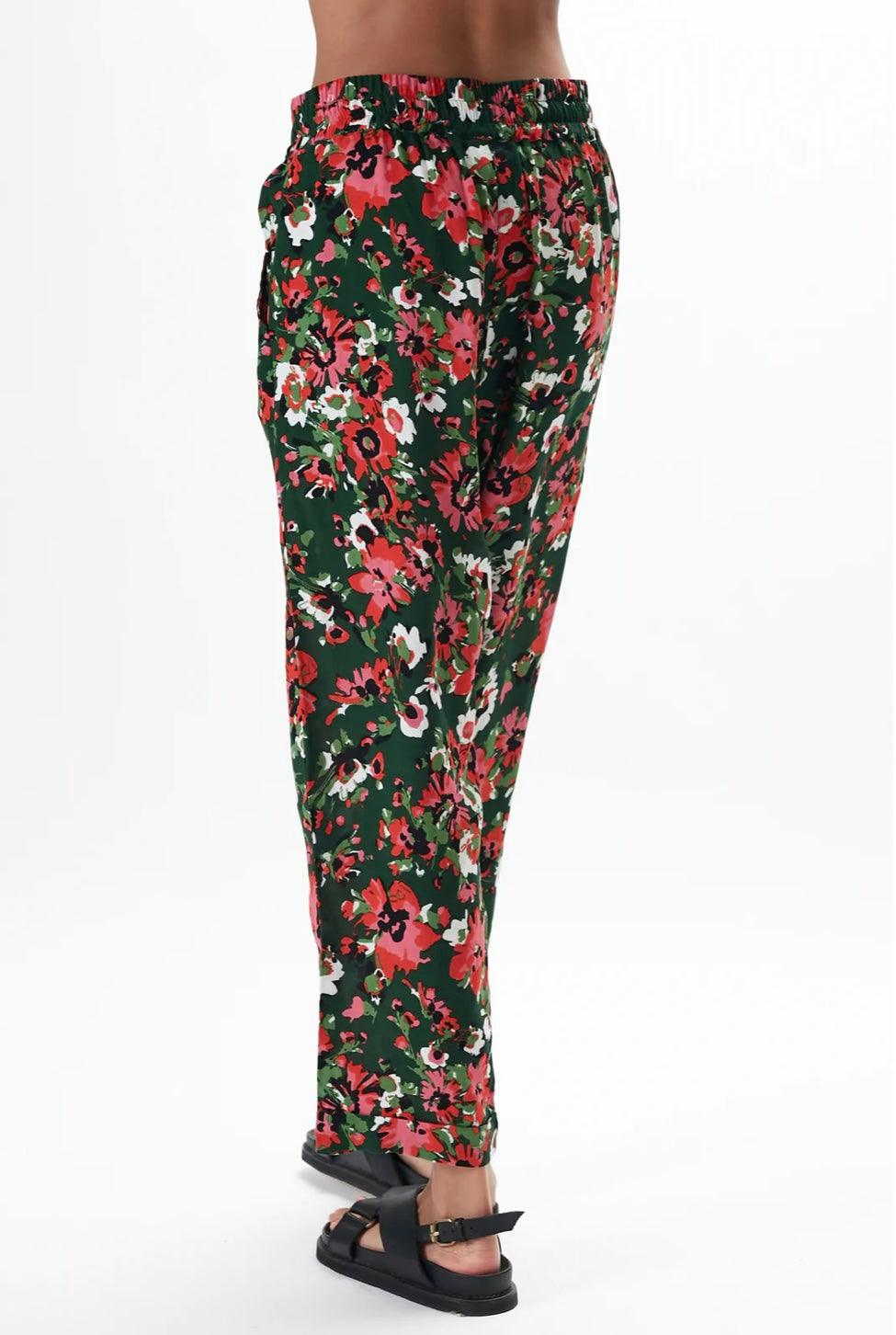 Rue Stiic Milena Pant in Viola Floral - the tartan fox