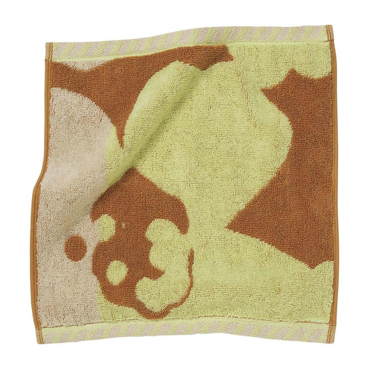 Sage and Clare Manning Floral Handtowel in Fudge - the tartan fox