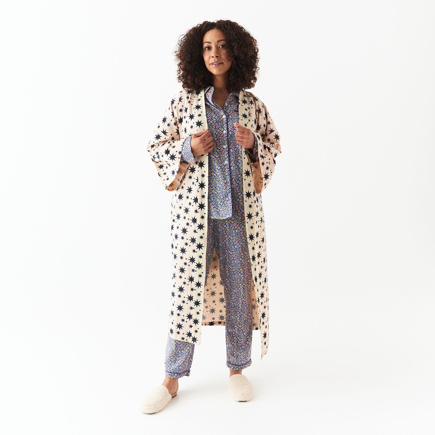 Sage and Clare Wynona Star Robe - the tartan fox