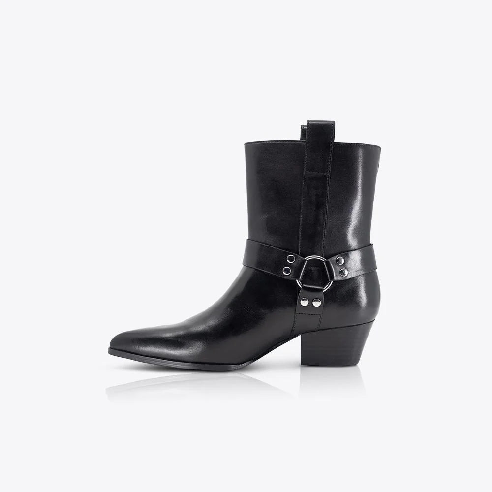 Sol Sana Biker Boot in Black - the tartan fox