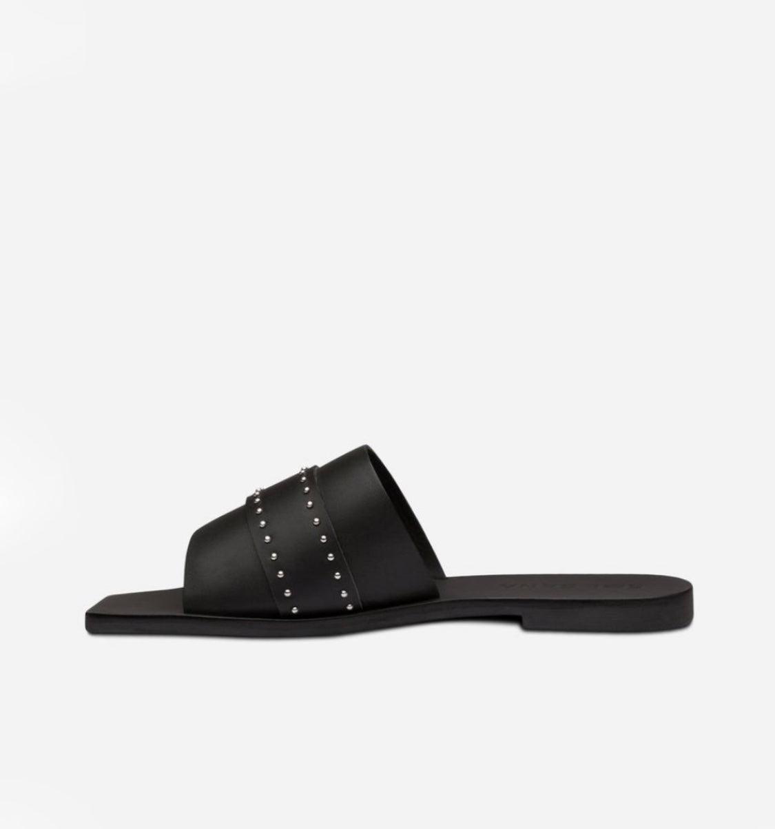 Sol Sana Dallas Slide in Black - the tartan fox