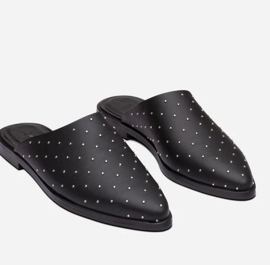 Sol Sana Neo Loafer in Black Stud - the tartan fox