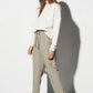 Staple the Label Thalia Drawstring Pant in Sage - the tartan fox
