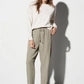 Staple the Label Thalia Drawstring Pant in Sage - the tartan fox