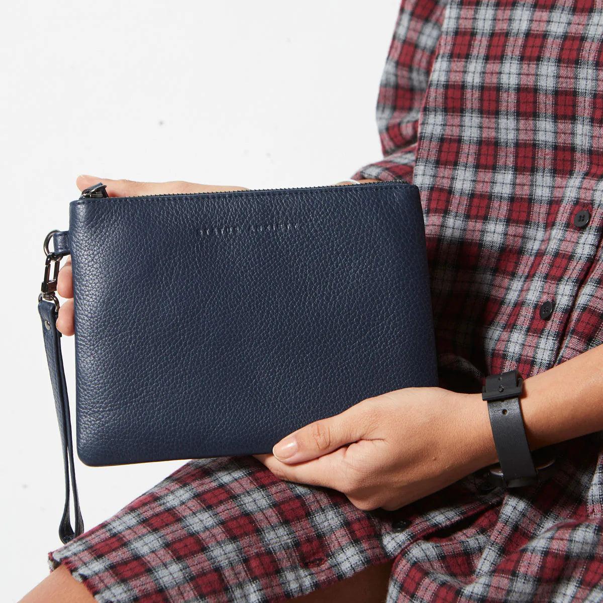 Status Anxiety Fixation Clutch - the tartan fox