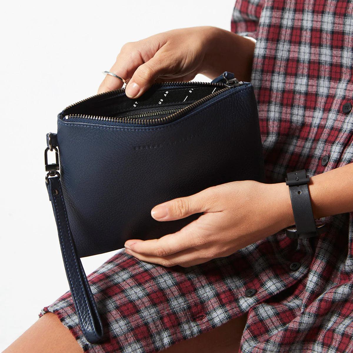 Status Anxiety Fixation Clutch - the tartan fox