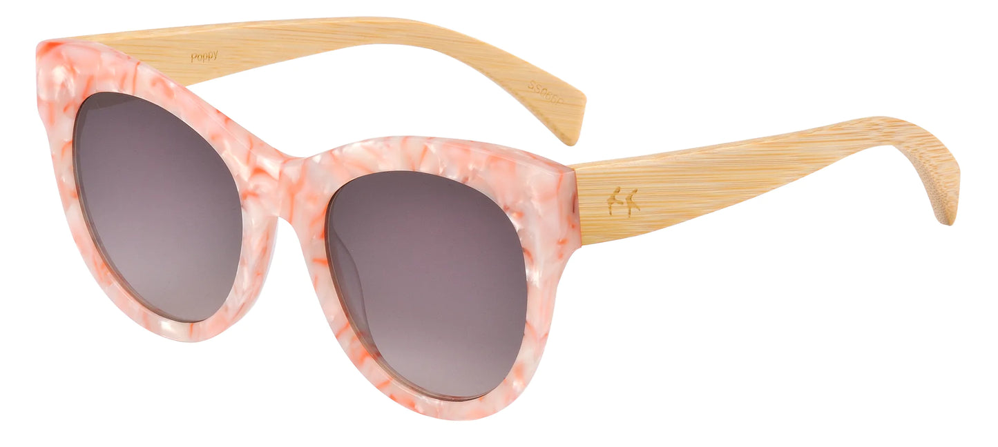 Sticks and Sparrows Poppy Sunglasses in Pink Marble - the tartan fox