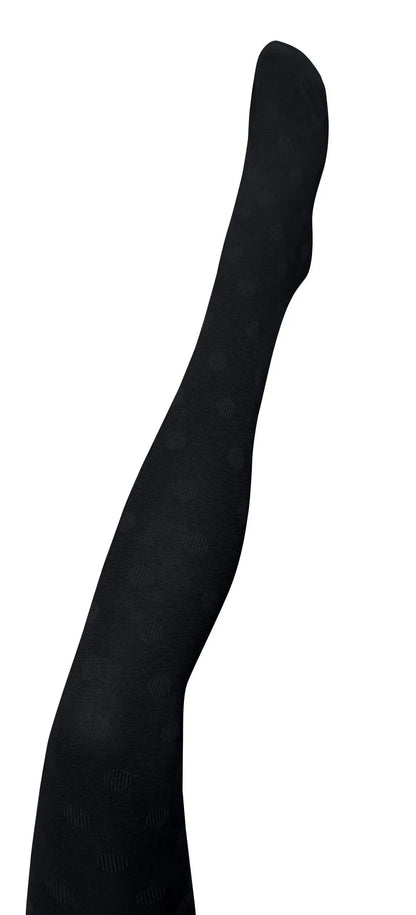 Tightology Cirque Cotton Tights in Black - the tartan fox