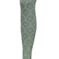 Tightology Sintra Cotton Tights in Sage - the tartan fox