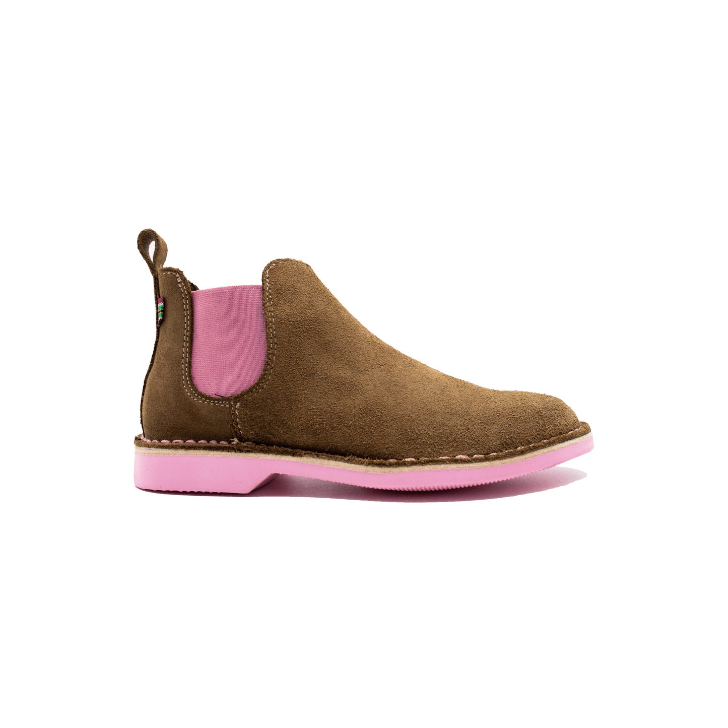 Veldskoen Uhambo Chelsea Boot with Pink Sole - the tartan fox