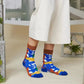 Wolf and Mishka Society Socks - the tartan fox